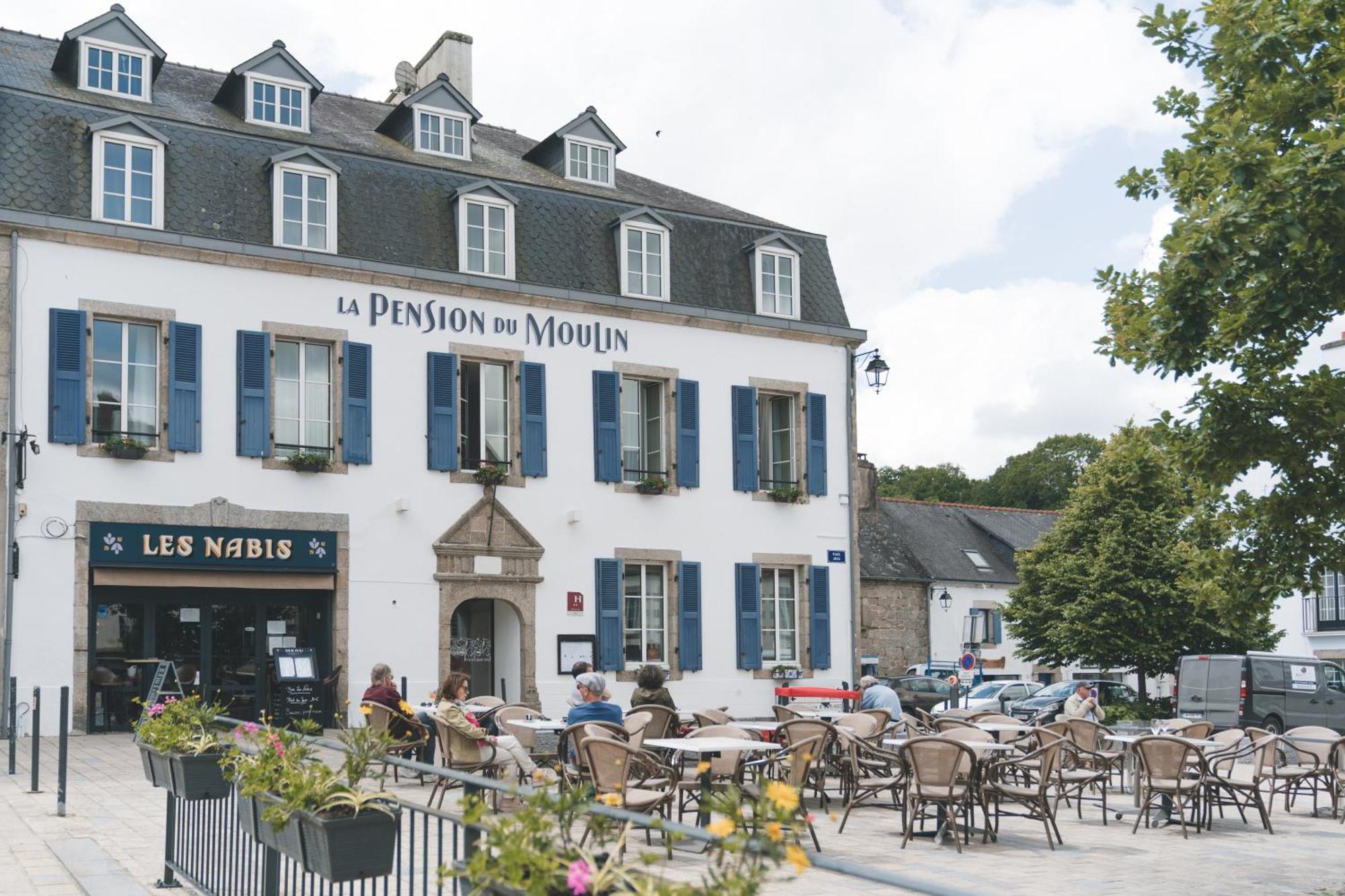Logis Hotel Et Restaurant La Pension Du Moulin ปง-ตาเวน ภายนอก รูปภาพ